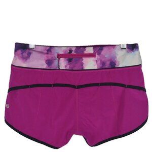 lululemon Run: Speed Shorts Size 4 in Raspberry & Blooming Pixie Multi